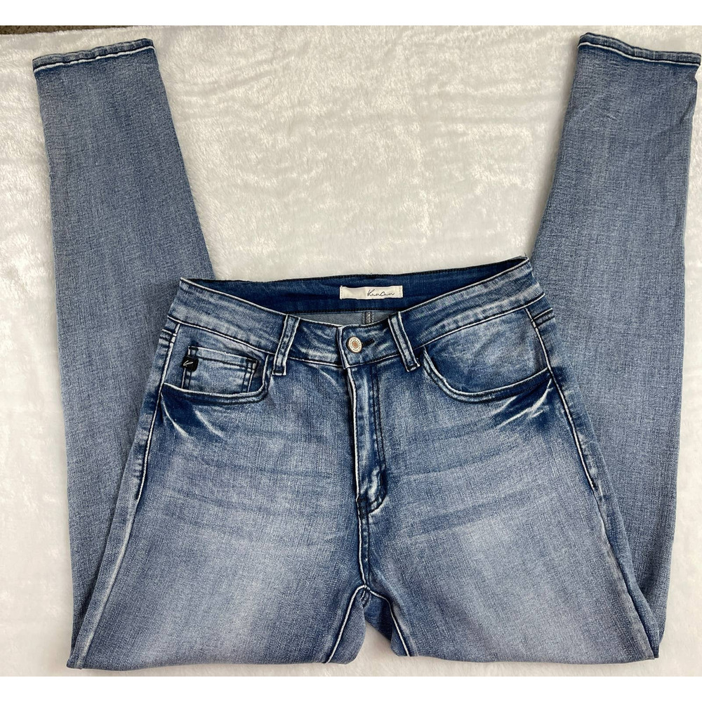 Kancan Medium Wash Blue Denim Skinny Jeans Women's Size 9/28